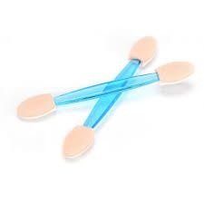 10 двусторонних коротких кукольных аппликаторов для теней для век