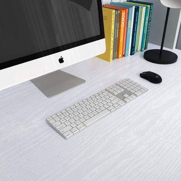 SAMOPRZYLEPNA MEBLOWA OKLEINA NA MEBLE FOLIA BIAŁY DĄB 60cm x 10m