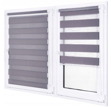 ROLETA DZIEŃ NOC DN 150x45 Z NAPINACZEM KOLORY