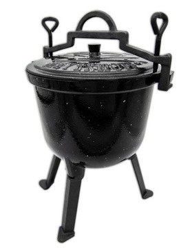 Эмалированная чугунная кастрюля Meyerhoff MARMUREK 8л.