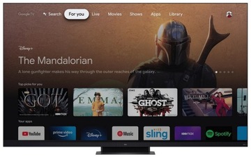 TCL 65C935 65-дюймовый 4K UHD QLED-телевизор, черный