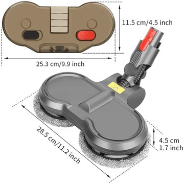 SZCZOTKA MOP DO ODKURZACZA DYSON V7 V8 V10 V11