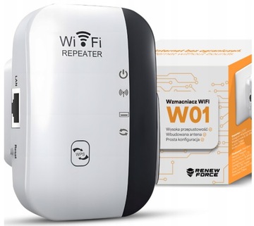 WZMACNIACZ SYGNAŁU WIFI MOCNY REAPETER ACCESS POINT ROUTER 300 Mb/s 2.4GHz