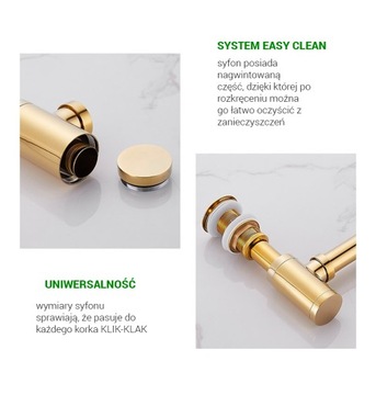 Сифон для умывальника GOLD FORB для умывальника