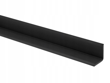 ОТДЕЛОЧНАЯ планка Гибкая ПВХ 18х18мм ЧЕРНАЯ Кухня 5м Уголок