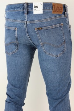 LEE LUKE SLIM TAPERED WĄSKIE JEANSY SPODNIE _ W32 L34