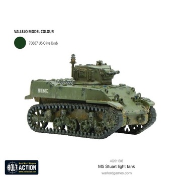 BOLT ACTION Американский легкий танк M5 Stuart [402011303]