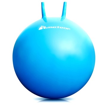 Piłka do skakania z uchwytami dla dzieci 55cm BLUE