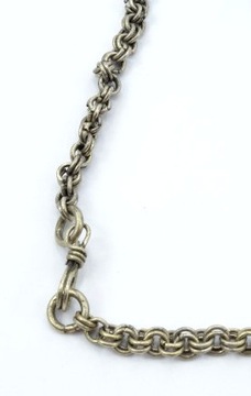 S9 Długi etniczny naszyjnik łańcuszek z wisiorem lapis lazuli