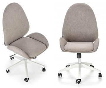 КРЕСЛО FALCAO, СЕРЫЙ, ПОВОРОТНЫЙ НАСТОЛЬНЫЙ СТУЛ