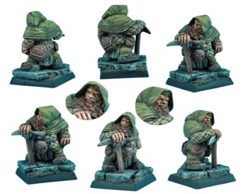 Figurka Resin RPG Dwarf Miner 28mm Scibor 28FM0105