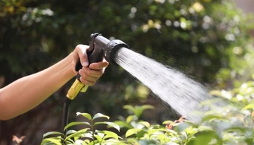 ГИБКИЙ САДОВЫЙ ШЛАНГ 15М + СОЕДИНИТЕЛИ + ПИСТОЛЕТ + АКСЕССУАРЫ