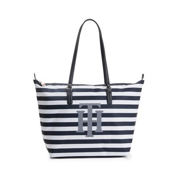 Torebka shopper tkanina Tommy Hilfiger