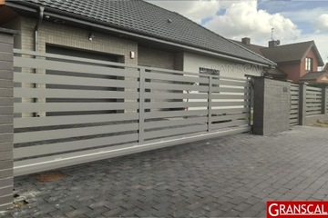 Brama przesuwna aluminiowa automatyczna Poznań