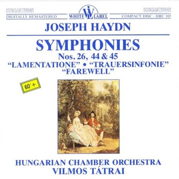 Haydn Symphonies Nos. Symfonie 26 44 45 Tatrai CD