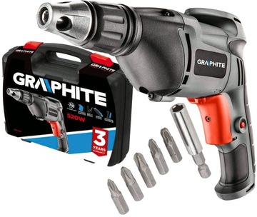 GRAPHITE WIERTARKO-WKRĘTARKA HEX 1/4' 520W 58G791