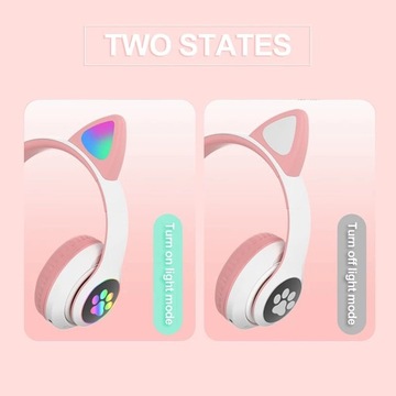 STN-28 Накладная музыкальная гарнитура Glowing Cat