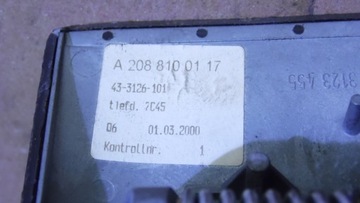 MERCEDES W202 ZRCÁTKO VNITŘNÍ