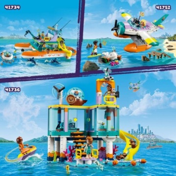 LEGO ПОДАРОК ​​для друзей 7–8 лет 41736 Морской спасательный центр + СУМКА
