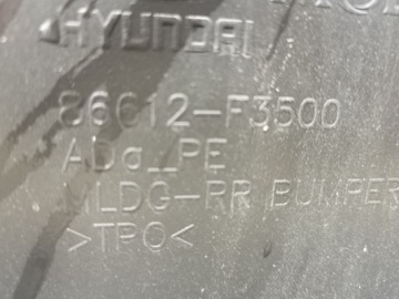 ELANTRA VI FACELIFT 19 USA NÁRAZNÍK ZADNÍ SEDAN