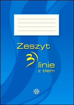 ZESZYT 3 LINIE Z TŁEM