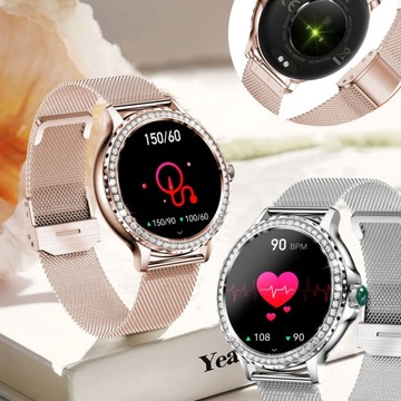 SMARTWATCH ЖЕНСКИЕ ЧАСЫ МЕНЮ ВЫЗОВОВ PL ПУЛЬС ДАВЛЕНИЕ ДВЕ РЕМЕШКА + БЕСПЛАТНО