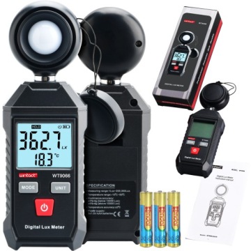 MIERNIK NATĘŻENIA ŚWIATŁA OŚWIETLENIA ŚWIATŁOMIERZ LUKSOMIERZ LUXOMETR LCD
