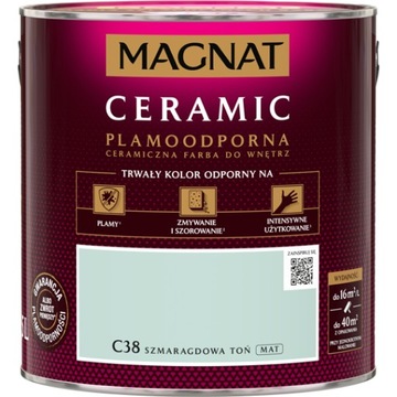 Farba Magnat Ceramic C38 Szmaragdowa Toń 2,5L