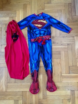 SUPERMAN STRÓJ PRZEBRANIE KOSTIUM NA KARNAWAŁ 4 lata