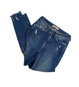 Spodnie Jeansy damskie granatowe ZARA 34