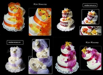 ОРИГИНАЛЬНЫЙ красивый свадебный подарочный торт из полотенца