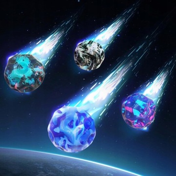 НАБОР МЕТЕОРИТА АСТРО JUMP MOON BALL ИЗ 4 ШАРОВ