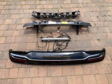 ZDERZAK DYFUZOR MERCEDES W222 S-KLASA PDC LAMPA