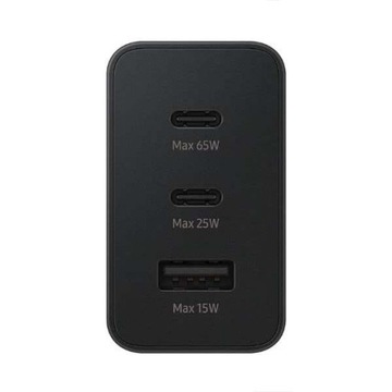 БЫСТРОЕ СЕТЕВОЕ ЗАРЯДНОЕ УСТРОЙСТВО CUB БЛОК ПИТАНИЯ 3xUSB 65 Вт ТИП C PD QC 3.0 МОЩНЫЙ
