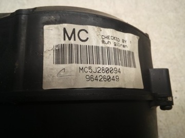 CHEVROLET AVEO KALOS PŘÍSTROJOVÁ DESKA 96426049