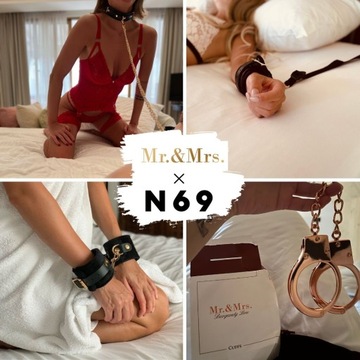 Мистер и миссис. атласная повязка на глаза