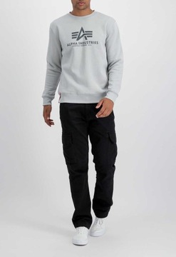 Mikina Alpha Industries Basic Sweater pastel grey XL