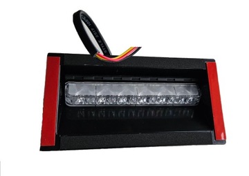 Lampa ostrzegawcza ES-6 LED niebieska na szybę