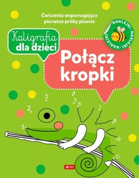 Kaligrafia dla dzieci Połącz kropki Pisanie