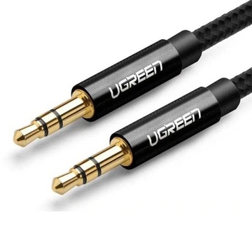 UGREEN WYTRZYMAŁY PRZEWÓD KABEL AUDIO MINIJACK MINI JACK 3,5MM AUX OPLOT 1M