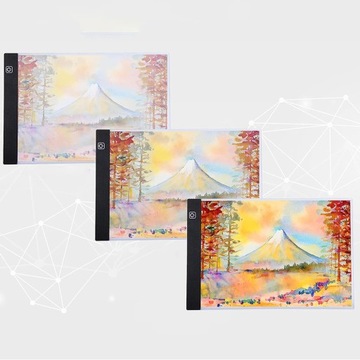 ДОСКА ДЛЯ ЧЕРТЕЖЕЙ ДОСКА СО СВЕТОДИОДНОЙ ПОДСВЕТКОЙ А4 3,5Вт