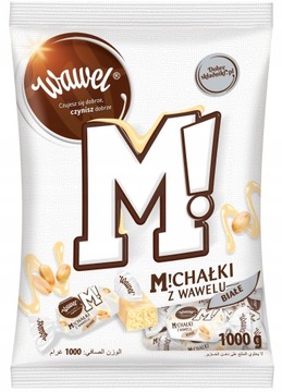 Cukierki Michałki z wawelu białe Wawel 1000 g