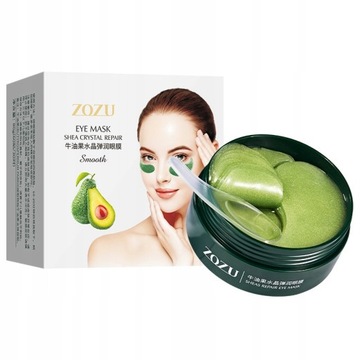60 sztuk Avocado maska kolagenowa na oczy łat