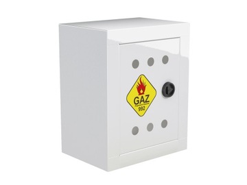 SZAFKA GAZOWA SKRZYNKA 25x20x15 GAZ kolor BIAŁA