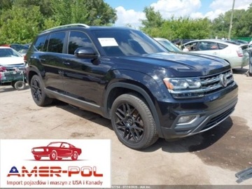 Volkswagen 2018 Volkswagen Atlas SEL 2018, od ubezpieczalni 3.6 Benzyna 276KM
