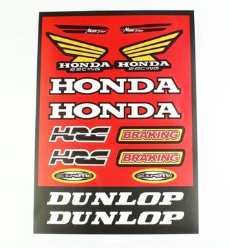 Naklejki TUNING 33x23CM HONDA Skuter Motocykl Quad