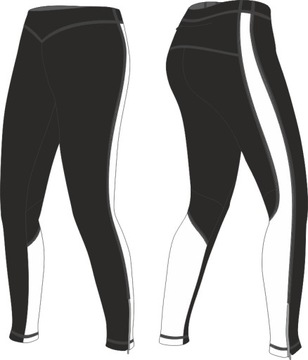 GETRY LEGGINSY DAMSKIE OCIEPLANE 2.3 XS