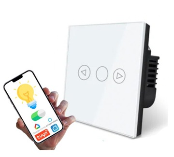 WŁĄCZNIK ŚWIATŁA ŚCIEMNIACZ LED SZKLANY DOTYK WIFI