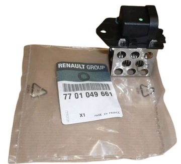Opornik Wentylatora 7701049661 Renault Clio III Laguna II Oryginał