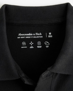 Koszulka męska polo czarna Abercrombie & Fitch M